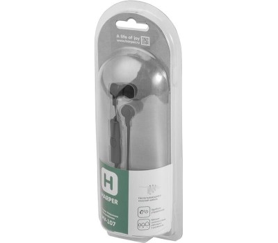 Наушники-гарнитура HARPER HV-107 черный