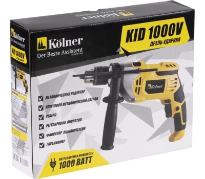 Дрель ударная KOLNER KID 1000V