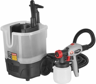 Краскопульт ЗУБР КПЭ-750 Краскопульт электрический, компрессорный, 750 Вт