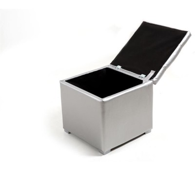 Пуф БИТЕЛ КЛАССИК серебро