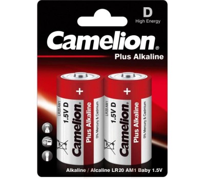Элементы питания CAMELION (1654) LR20-BP2