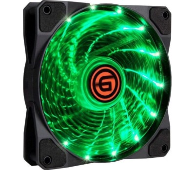 Вентилятор GINZZU (17615) LED 12LG15 зеленый