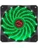 Вентилятор GINZZU (17615) LED 12LG15 зеленый