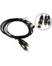 Кабель DIN REXANT (17-2512) ШНУР DIN 5 PIN - 2 RCA, ДЛИНА 1,5 МЕТРА (GOLD)