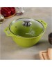 Кастрюля KUKMARA к21tsl а/пр литая 2,0л стекл/кр Trendy style lime