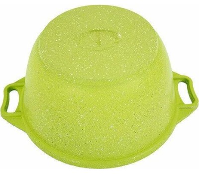 Кастрюля KUKMARA к21tsl а/пр литая 2,0л стекл/кр Trendy style lime