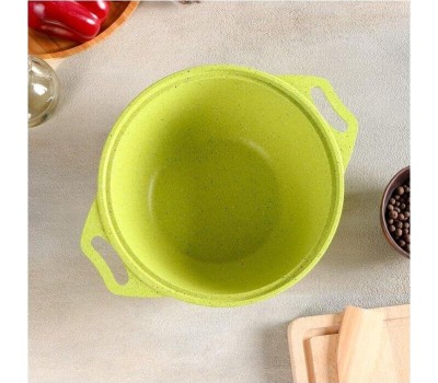 Кастрюля KUKMARA к21tsl а/пр литая 2,0л стекл/кр Trendy style lime