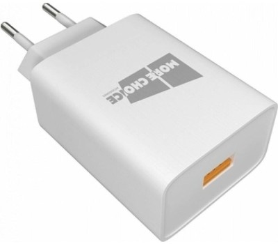 СЗУ MORE CHOICE (4627151195285) NC52QCm 1USB 3.0A QC3.0 для micro USB быстрая зарядка White