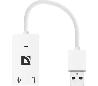 Адаптер DEFENDER (63002) Внешняя USB звуковая карта AUDIO USB