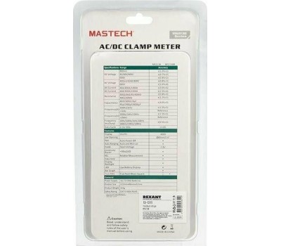 Шарнирно-губцевый инструмент MASTECH (13-1311) MS2138 ТОКОВЫЕ КЛЕЩИ