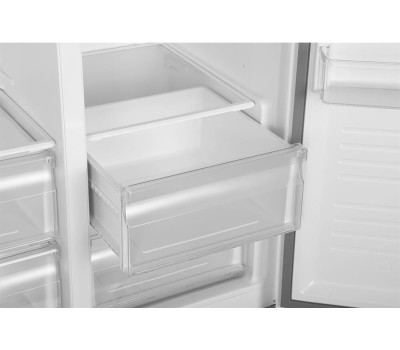 Холодильник Hyundai CS5003F 2-хкамерн. белый инвертер (CS5003F БЕЛОЕ СТЕКЛО)