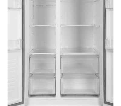 Холодильник Hyundai CS5003F 2-хкамерн. белый инвертер (CS5003F БЕЛОЕ СТЕКЛО)