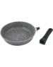 Сковорода ТРАДИЦИЯ ТМ2245И а/пр литая 24см съемн/руч Мрамор индукция
