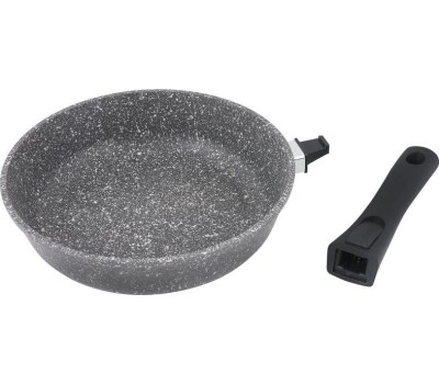 Сковорода ТРАДИЦИЯ ТМ2245И а/пр литая 24см съемн/руч Мрамор индукция