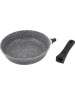 Сковорода ТРАДИЦИЯ ТМ2245И а/пр литая 24см съемн/руч Мрамор индукция
