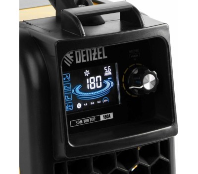 Аппарат инвертор DENZEL Аппарат инвертор. дуговой сварки SDM180 Top, 180 А, ПВ 80% 94355