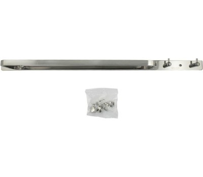 Аксессуары для ванной комнаты и туалета BRIMIX 1034 Держатель для полотенца, с двумя крючками, их полированной нержавеющей стали, цвет ХРОМ