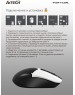 A4TECH Мышь Fstyler FG12S Panda белый/черный оптическая 1200dpi silent беспров. USB 3but