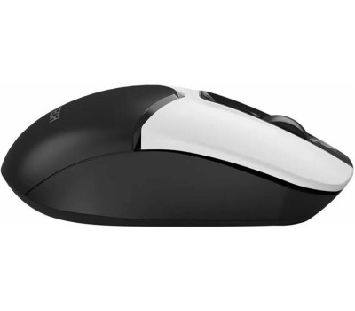 A4TECH Мышь Fstyler FG12S Panda белый/черный оптическая 1200dpi silent беспров. USB 3but