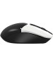 A4TECH Мышь Fstyler FG12S Panda белый/черный оптическая 1200dpi silent беспров. USB 3but