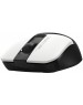A4TECH Мышь Fstyler FG12S Panda белый/черный оптическая 1200dpi silent беспров. USB 3but