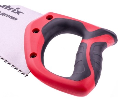 Ножовка MATRIX Ножовка по дереву, 400 мм, 7-8 TPI, зуб-3D, каленый зуб, двухкомпонентная рукоятка 23540