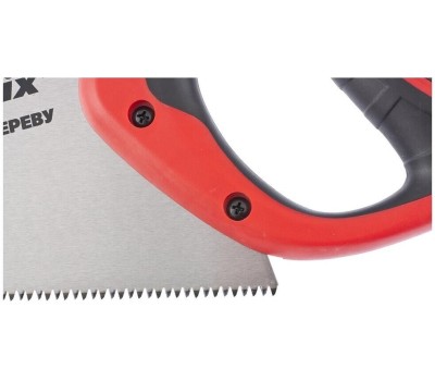 Ножовка MATRIX Ножовка по дереву, 400 мм, 7-8 TPI, зуб-3D, каленый зуб, двухкомпонентная рукоятка 23540