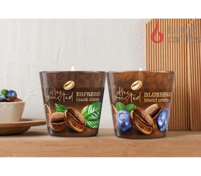 Свеча BARTEK Кофе обжаренный (Coffee Roasted) 115гр в стакане