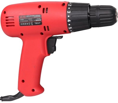 Сетевая дрель-шуруповерт EDON DS-350 черный/красный 19525 400Вт