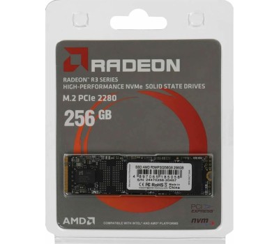 AMD Накопитель SSD PCIe 3.0 x4 256GB R3MP30256G8 Radeon 2280