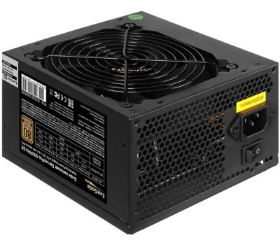Блок питания EXEGATE EX298370RUS Серверный БП 400W ServerPRO-400PAS (ATX, APFC, КПД 80% (80 PLUS), 12cm fan, 24pin, 2x(4+4)pin, 4xPCI-E, 6xSATA, 4xIDE, Cable Management, black)