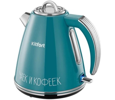 KITFORT Чайник электрический КТ-6748, 1.5л, нержавеющая сталь