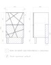 Тумба под раковину VIGO Geometry 500-0-2 (Фостер) без раковины (Ц0000019685)