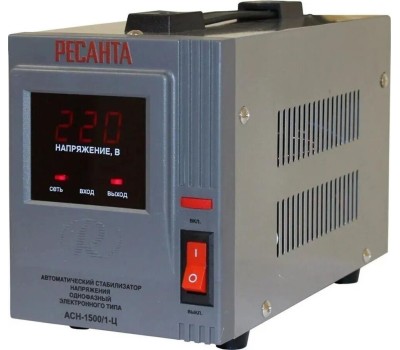 Стабилизатор РЕСАНТА ACH-1500/1-Ц 63/6/3