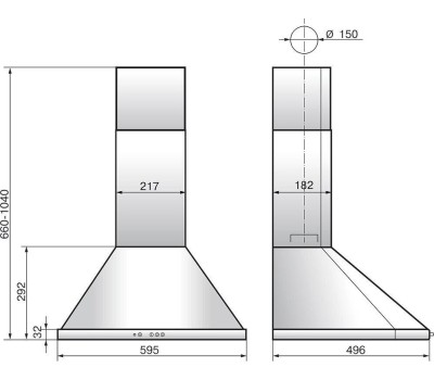 Вытяжка ELIKOR Вытяжка настенная SIGMA 90P-650-K3D антрацит/бронза