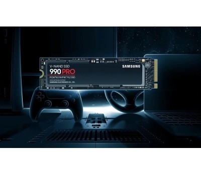 Накопитель SSD SAMSUNG SSD накопитель 990 Pro MZ-V9P2T0BW 2ТБ, M.2 2280, PCIe 4.0 x4, NVMe, M.2