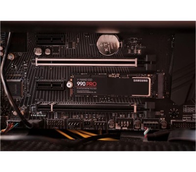 Накопитель SSD SAMSUNG SSD накопитель 990 Pro MZ-V9P2T0BW 2ТБ, M.2 2280, PCIe 4.0 x4, NVMe, M.2