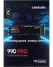 Накопитель SSD SAMSUNG SSD накопитель 990 Pro MZ-V9P2T0BW 2ТБ, M.2 2280, PCIe 4.0 x4, NVMe, M.2
