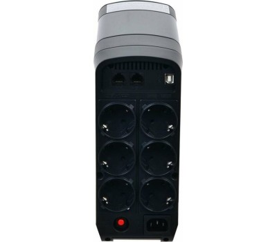 ИБП CYBERPOWER ИБП CP900EPFCLCD {Line-Interactive, Tower, 900VA/540W USB/RJ11/45/USB charger A (6 EURO), 12В/9 Ач х 1}