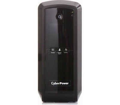 ИБП CYBERPOWER ИБП CP900EPFCLCD {Line-Interactive, Tower, 900VA/540W USB/RJ11/45/USB charger A (6 EURO), 12В/9 Ач х 1}