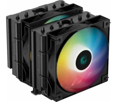 DEEPCOOL Вентилятор для процессора AG620 (Soc-115X/1700/1200/1366/2011/2066/AMD, Cu, PWM 1850rpm, 29,4 dB, 120mm, 4 pin, 260Wt) (R-AG620-BKNNMN-G-1)