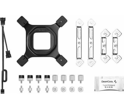 DEEPCOOL Вентилятор для процессора AG620 (Soc-115X/1700/1200/1366/2011/2066/AMD, Cu, PWM 1850rpm, 29,4 dB, 120mm, 4 pin, 260Wt) (R-AG620-BKNNMN-G-1)