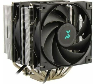 DEEPCOOL Вентилятор для процессора AG620 (Soc-115X/1700/1200/1366/2011/2066/AMD, Cu, PWM 1850rpm, 29,4 dB, 120mm, 4 pin, 260Wt) (R-AG620-BKNNMN-G-1)