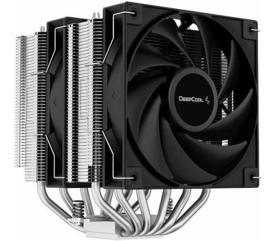 DEEPCOOL Вентилятор для процессора AG620 (Soc-115X/1700/1200/1366/2011/2066/AMD, Cu, PWM 1850rpm, 29,4 dB, 120mm, 4 pin, 260Wt) (R-AG620-BKNNMN-G-1)