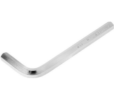 Ключ имбусовый СИБРТЕХ Ключ имбусовый HEX, 8 мм, 45x, закаленный, никель 12340