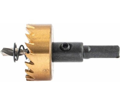 Коронка DENZEL Коронка по металлу HSS, 32 мм, нитридтитановое покрытие 724109