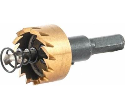 Коронка DENZEL Коронка по металлу HSS, 32 мм, нитридтитановое покрытие 724109