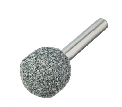 Шарошка DENZEL Шарошка абразивная, шар, 19 мм, для дрели , хвостовик d6 мм, 63С 76023