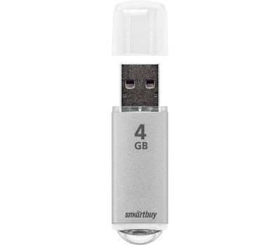 SMART BUY Smartbuy USB Drive 4Gb V-Cut series Silver SB4GBVC-S