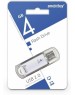 SMART BUY Smartbuy USB Drive 4Gb V-Cut series Silver SB4GBVC-S